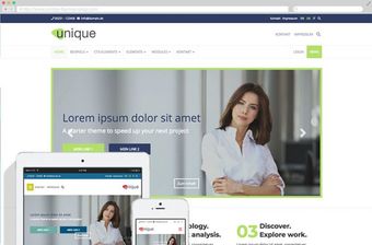 Responsives Contao Theme und Template Unique