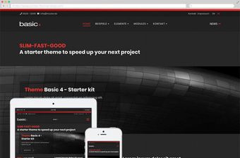 Responsives Contao Theme und Template Basic 4