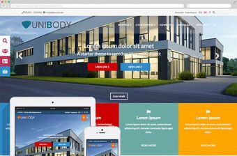 Responsives Contao Theme und Template Unibody