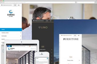 Responsives Contao Theme und Template Canvas-Left-Right